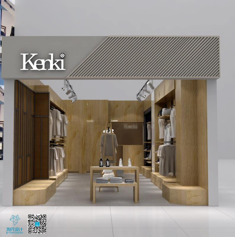 新签约“Kenki”品牌服装广州店设计图纸绘制（2017年12月21日）
